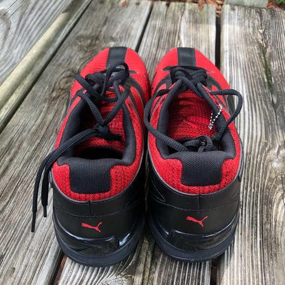 Puma men’s Tazon 6 Ridge sneakers black/red 12 - Picture 2 of 3